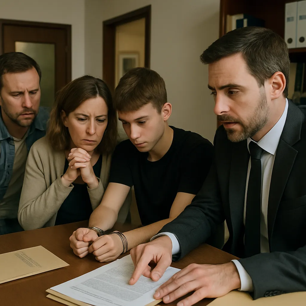 Uso de esposas en menores detenidos criterios de proporcionalidad
